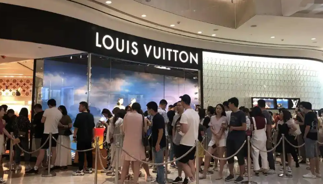 중국의 한 루이비통 매장. 바이두
