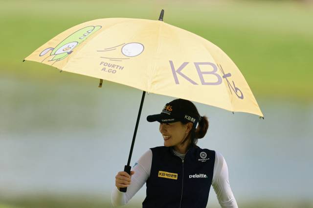 공동 18위로 대회를 마친 전인지. 사진 제공=AFP연합뉴스