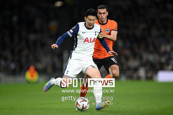 ▲ 토트넘 홋스퍼 주장 손흥민이 보되/글림트와의 유로파리그 4강 1차전에 맞춰 복귀할 수 있을까.