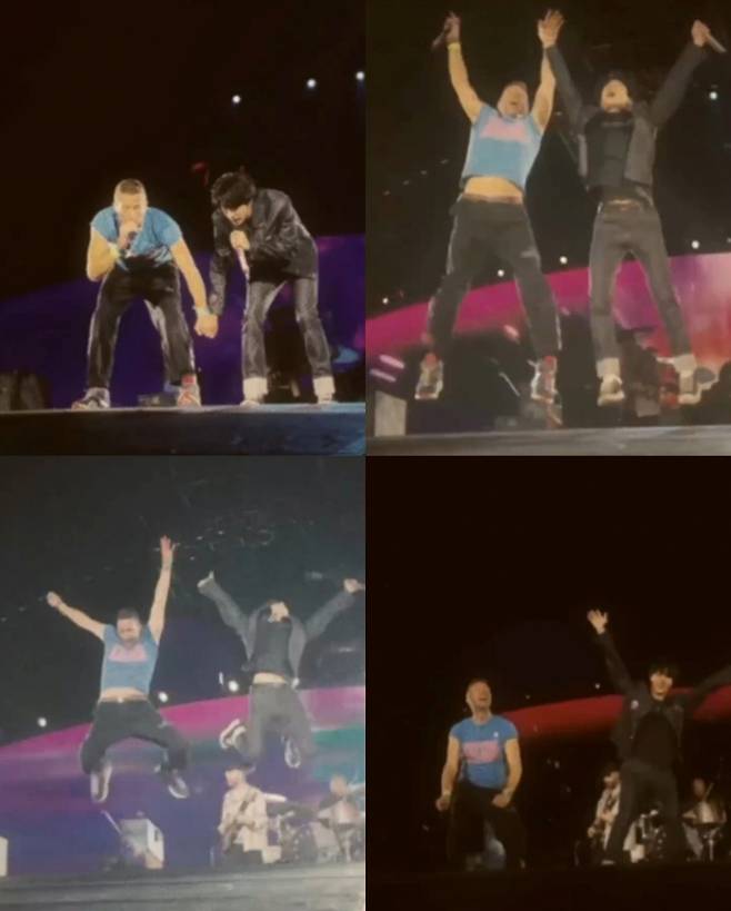 "함께 노래해줘서 고마워요♥" 콜드플레이가 공개한 韓 콘서트 순간 with 방탄소년단 진