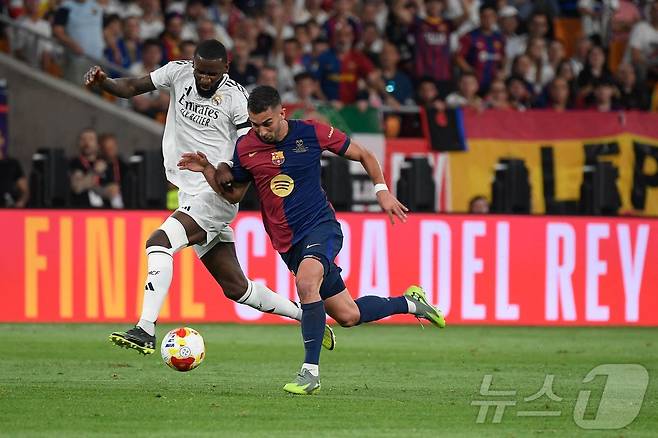 레알 마드리드 수비수 안토니오 뤼디거. ⓒ AFP=뉴스1