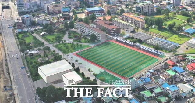 천안제일고 학교복합시설 조성 위치도./천안시