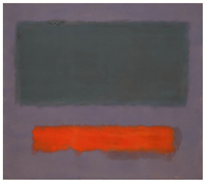 마크 로스코의 작품 '그레이, 오렌지 온 마룬(Grey, Orange on Maroon) No.8'. 보에이만스 판 뷔닝언 박물관 홈페이지