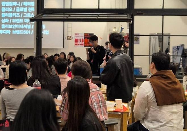 볼트엑스 뷰티클럽 행사 현장 (사진=커피챗)