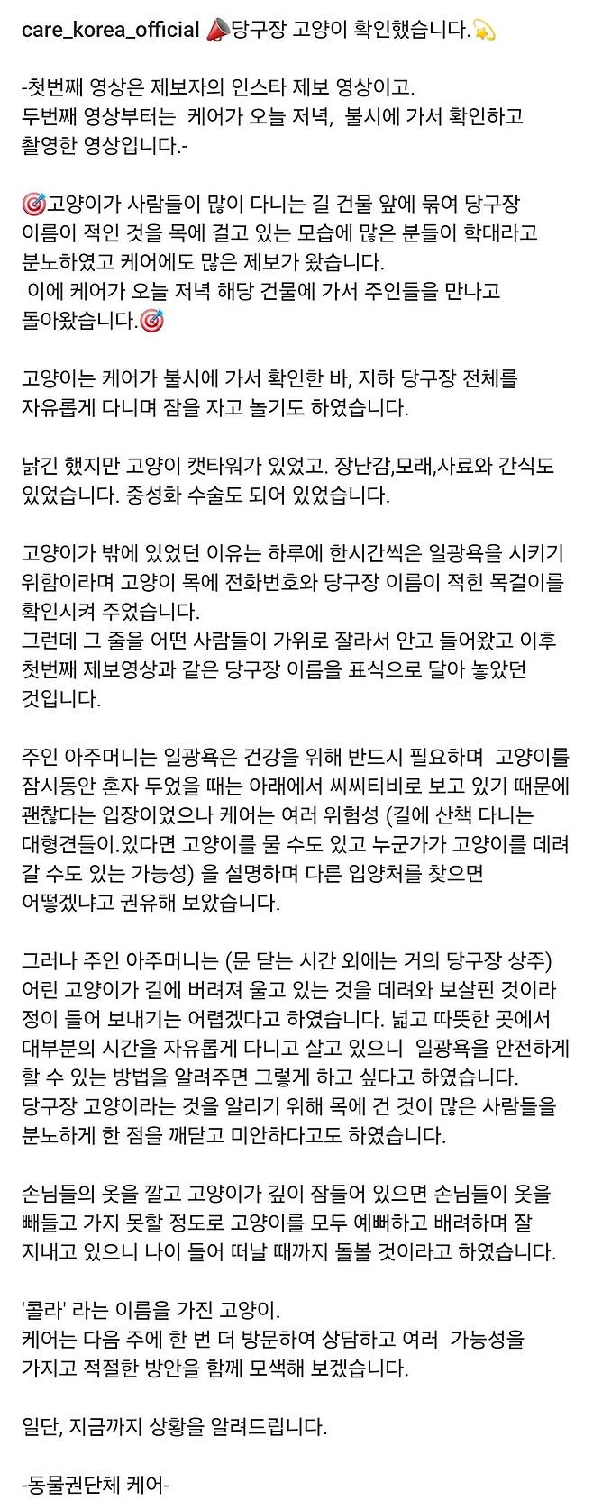 17459807118967.webp.ren.jpg 오해였던 당구장 홍보하기 위해 밖에 묶여져있던 고양이