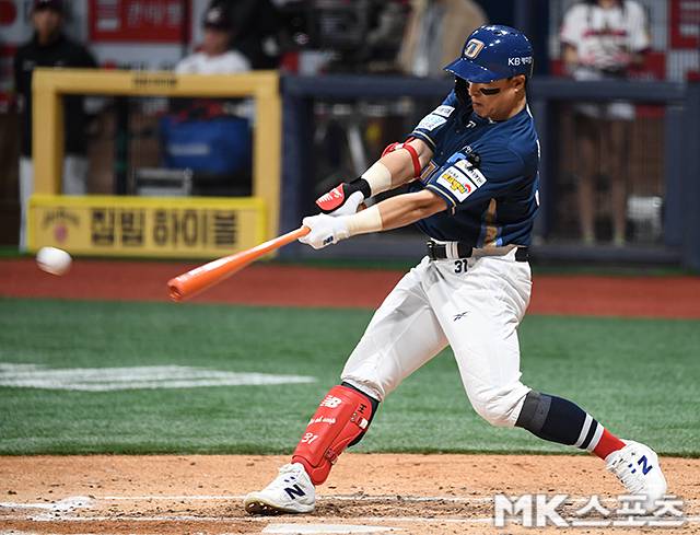NC 손아섭은 30일 광주 KIA전에서 쐐기 2타점 적시타를 터뜨렸다. 사진=천정환 기자