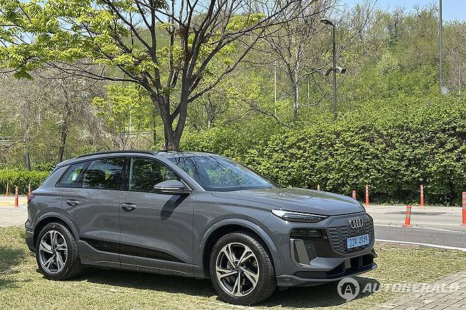 아우디 Q6 e-트론(오토헤럴드 김훈기 기자)