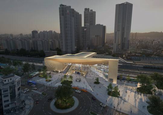 천안역 증개축 사업 조감도. 천안시 제공