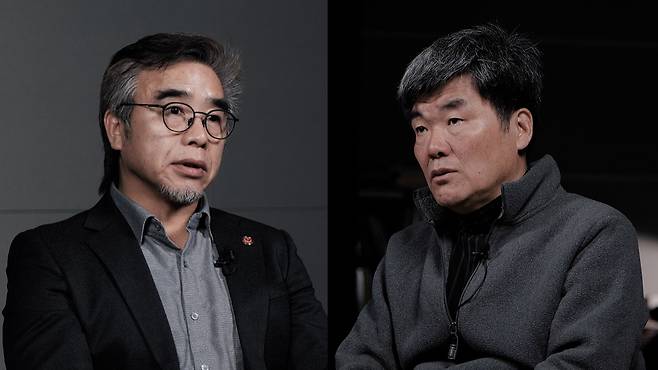 함인준씨(왼쪽·1981년 입대)와 김재성(오른쪽·1984년 입대) 전 HID요원. 12·3 계엄에 HID요원들이 동원된 것에 대해 함씨는 ″HID는 요원들이 상부 명령과 상관없이 스스로 판단해서 임무를 수행하는 구조가 아니″라고 말했다.