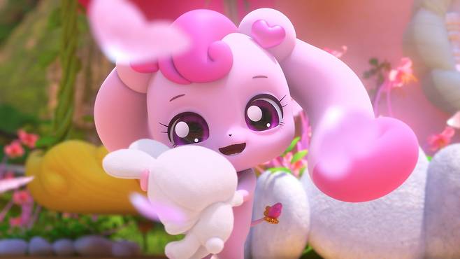 "Heartsping : Teenieping of Love" (2024), featuring popular animated characters, became the second-highest-grossing Korean animated film of all time with 1.23 million viewers. (SAMG Entertainment)