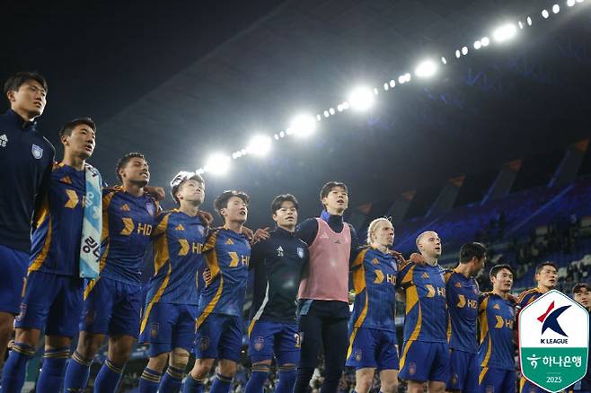 울산 HD 선수단. 사진=한국프로축구연맹