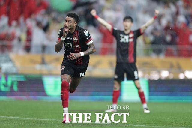 전북과 홈 경기에서 분위기 반전을 노리는 FC서울의 린가드./K리그