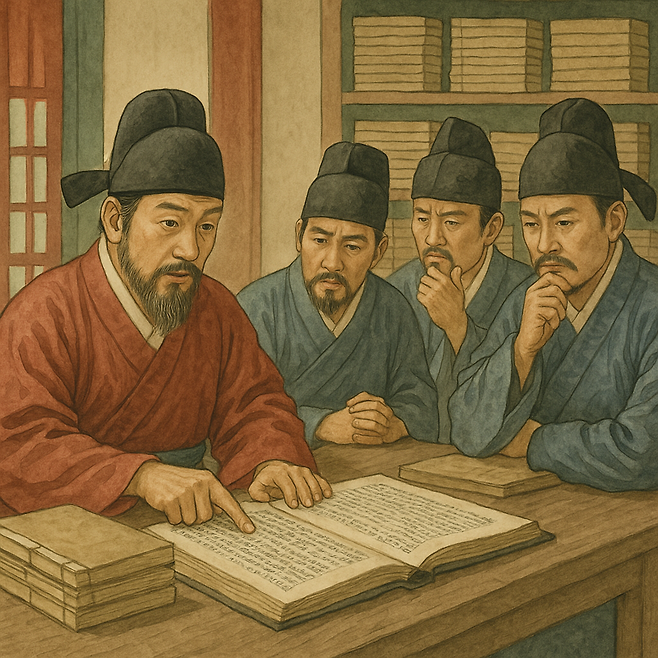 명나라 때 도상문(陶尙文)이란 의원은 집안의 비방서인 '도씨가비(陶氏家秘)'를 지었는데, 지금은 소실되고 전해지지 않고 있다. 다만, 도씨(陶氏)의 처방들은 '도씨(陶氏)'라는 이름이 붙어 '의학입문(醫學入門)'과 '동의보감(東醫寶鑑)'을 통해서 활용되고 있다. 챗GPT에 의한 AI생성 이미지.