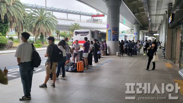 ▲제주국제공항.ⓒ프레시안