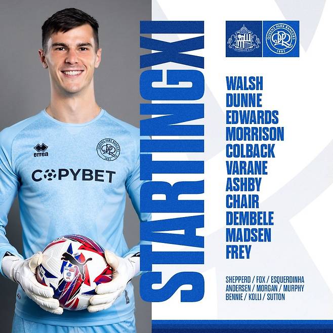 QPR 선발 라인업. QPR SNS