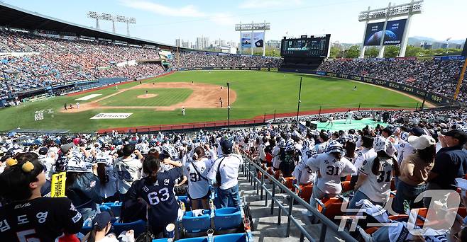 프로야구 출범 후 역대 최소 300만 관중 돌파 신기록 달성이 눈앞이다. 2025.4.20/뉴스1 ⓒ News1 김명섭 기자