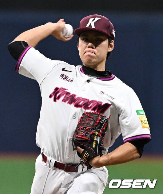 키움 히어로즈 김윤하. /OSEN DB