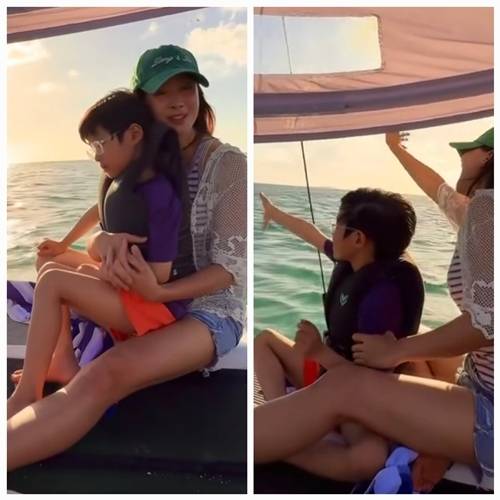 배우 이시영이 이혼 후 아들과 함께 떠난 사이판 여행에서 여전히 눈부신 엄마의 시간을 기록했다. 사진=이시영 SNS