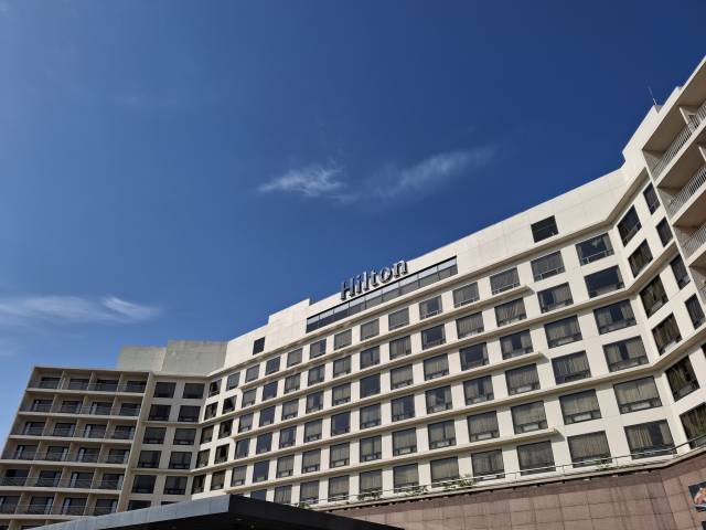 도널드 트럼프 미국 대통령이 APEC 정상회의 기간 묵을 가능성이 높을 것으로 점쳐지는 힐튼호텔경주. 이경운 기자