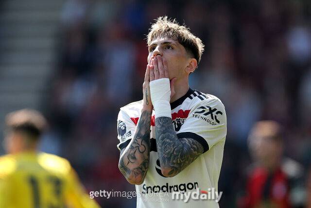 맨유 윙어 가르나초. 첼시가 관심을 갖고 있다. /게티이미지코리아