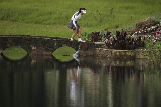 버디 확률에서 9위에 올라 있는 윤이나. 사진 제공=AP연합뉴스