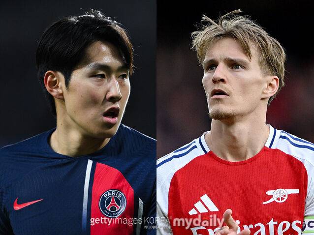 이강인과 외데고르/게티이미지코리아