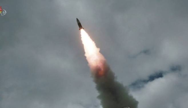 북한 발사 탄도미사일. 연합뉴스