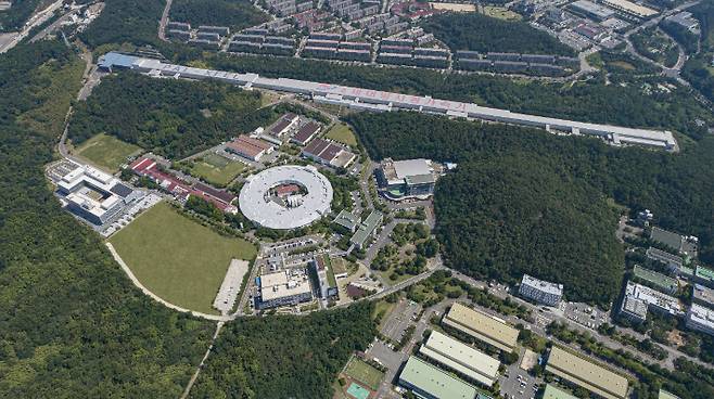 포항가속기연구소 전경. 포항가속기연구소 제공