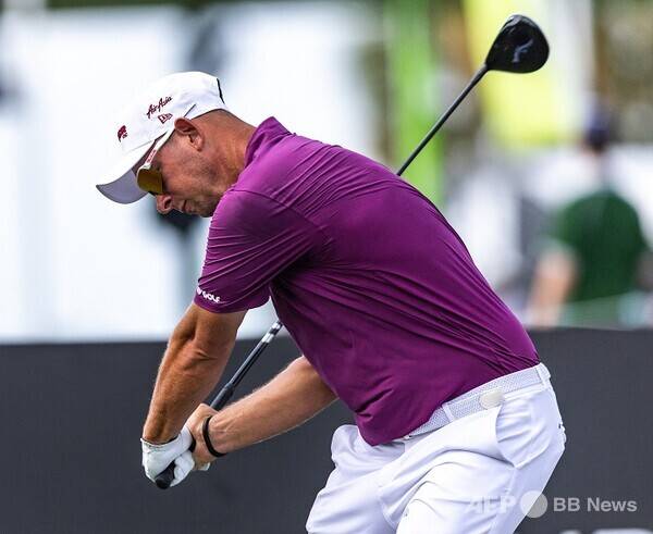 2025년 아시안투어 인터내셔널 시리즈 재팬 골프대회에 출전한 호주의 루카스 허버트. 사진제공=ⓒAFPBBNews = News1