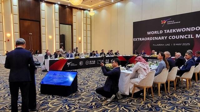 ▲ 세계태권도연맹(WT)은 9일 오후(현지시간) 아랍에미리트 푸자이라에서 열린 집행위원회에서 2026 세계태권도품새선수권대회 차기 개최지로 춘천시를 최종 선정했다.