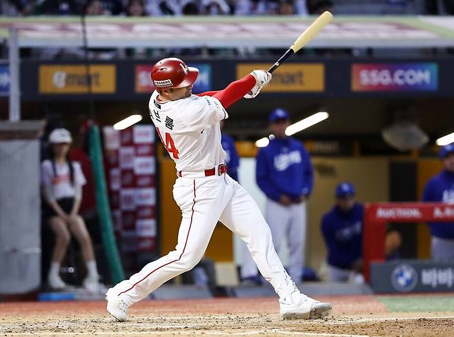 ▲ 맥브룸은 아직 리그 적응에 시간이 더 필요하다는 평가를 받고 있다 ⓒSSG랜더스