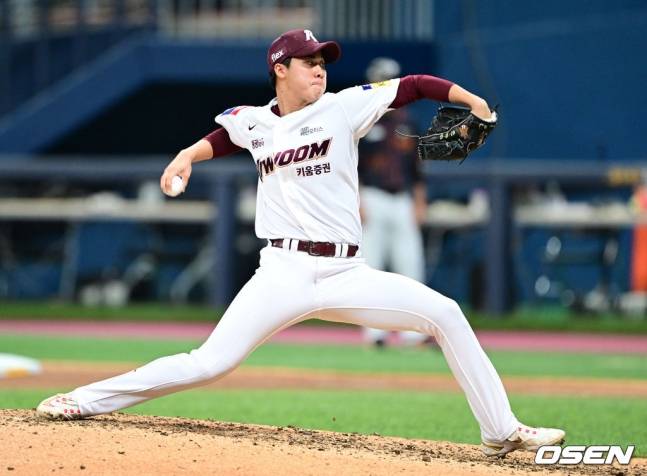 투수 시절의 장재영.