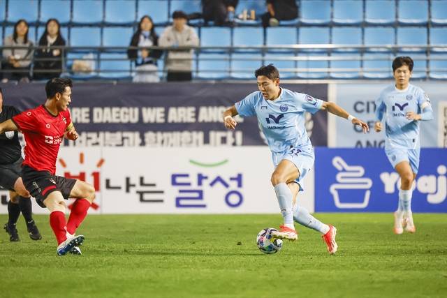 대구FC 정치인 선수.