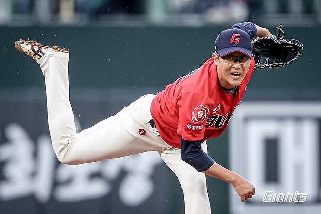 롯데 박세웅이 8연속 승리를 기록했다. 역대급 페이스다. 사진 | 롯데 자이언츠