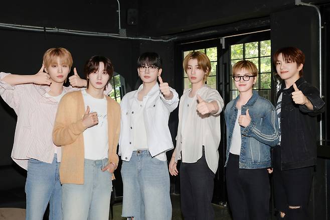 보이넥스트도어 태산, 성호, 명재현, 이한, 리우, 운학(왼쪽부터). 사진 제공=KOZ엔터테인먼트