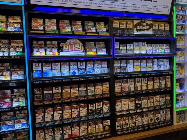 편의점 담배 매대./사진=윤서영 기자 sy@