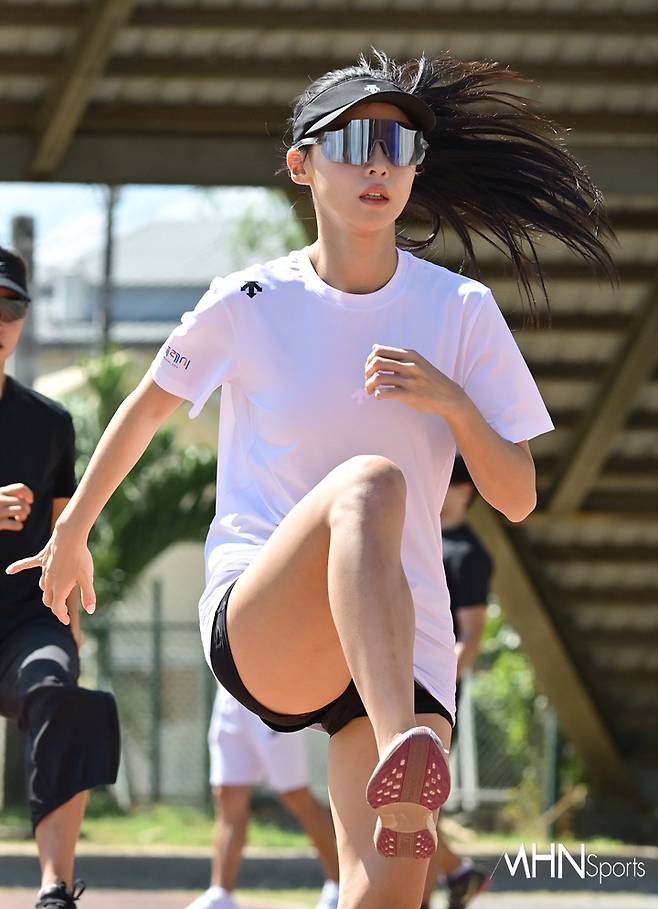 사진=필리핀 수빅 전지훈련중인 김민지