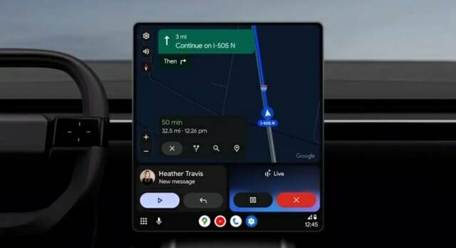 안드로이드 오토에 적용된 구글 제미나이 (사진=구글)