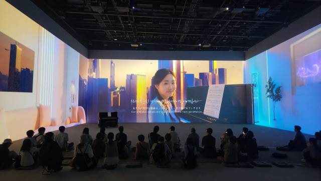 한국관 내부 전시 모습. 최수문기자