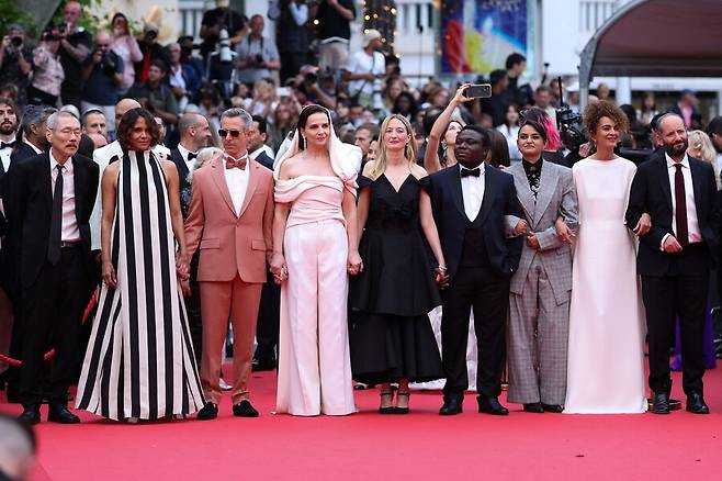 ▲ 제78회 칸 국제영화제 심사위원단. ⓒ연합뉴스