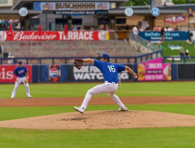 사진=다저스 시절 최현일. 최현일 SNS