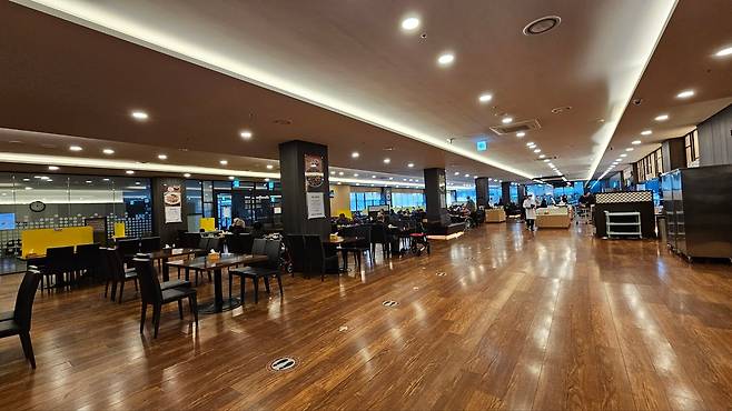 용인 스프링카운티자이 내 식당./조은임 기자