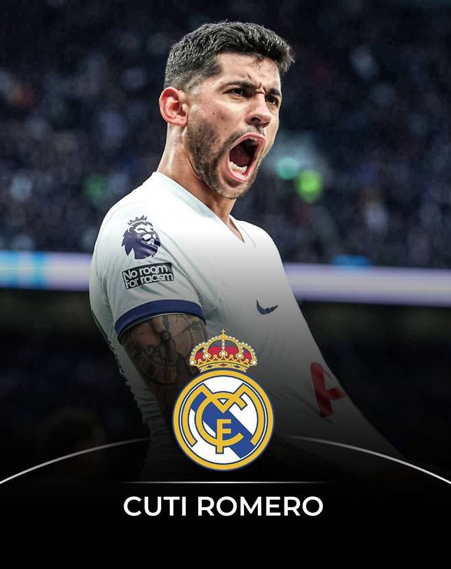 레알 마드리드 이적설이 돌고 있는 토트넘 수비수 크리스티안 로메로. 사진=마르크 페레스