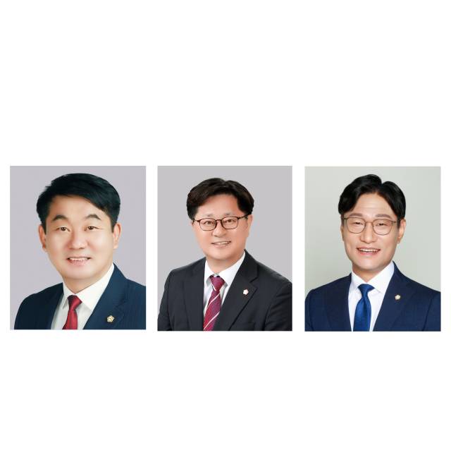▲ 윤기현, 김상호, 이경원 경산시의회(좌측부터) ⓒ 경산시의회