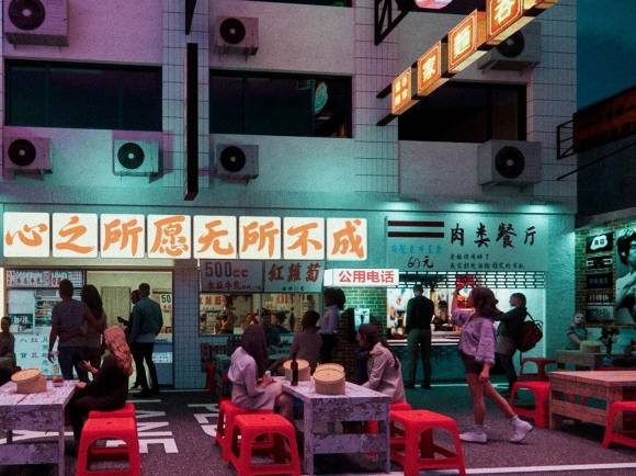 광주시 동구 충장로 3가 일대에 조성될 ‘홍콩의 거리’ 예상도. 광주 동구 제공