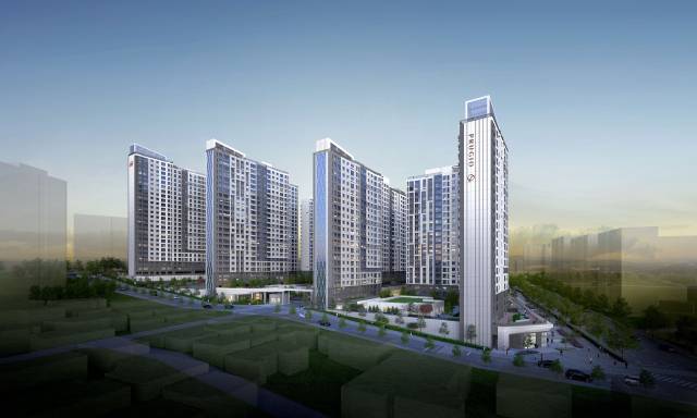 ‘고척 푸르지오 힐스테이트의 투시도. 자료 제공=대우건설