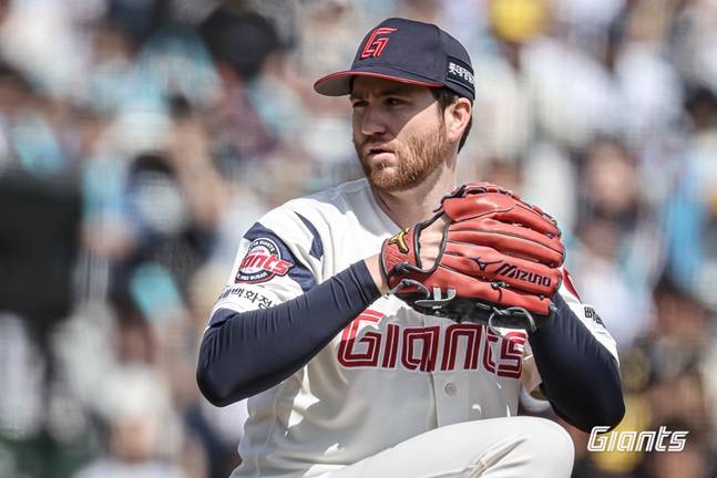 찰리 반즈. /사진=롯데 자이언츠 제공