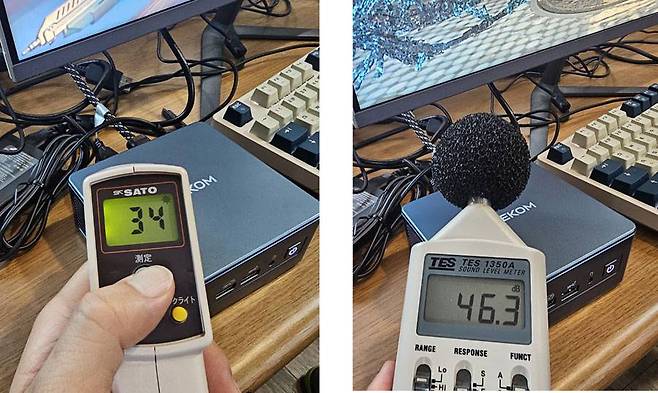 발열 처리 능력 및 정숙성이 우수한 편이다 / 출처=IT동아