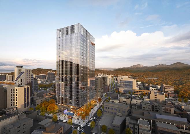 관수동구역 제3지구 도시정비형 재개발사업 조감도