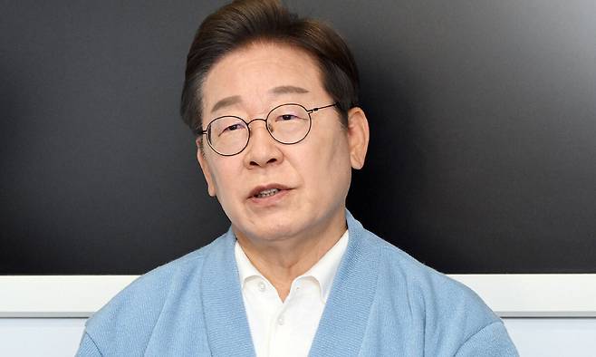 이재명 더불어민주당 대선 후보. 공동취재